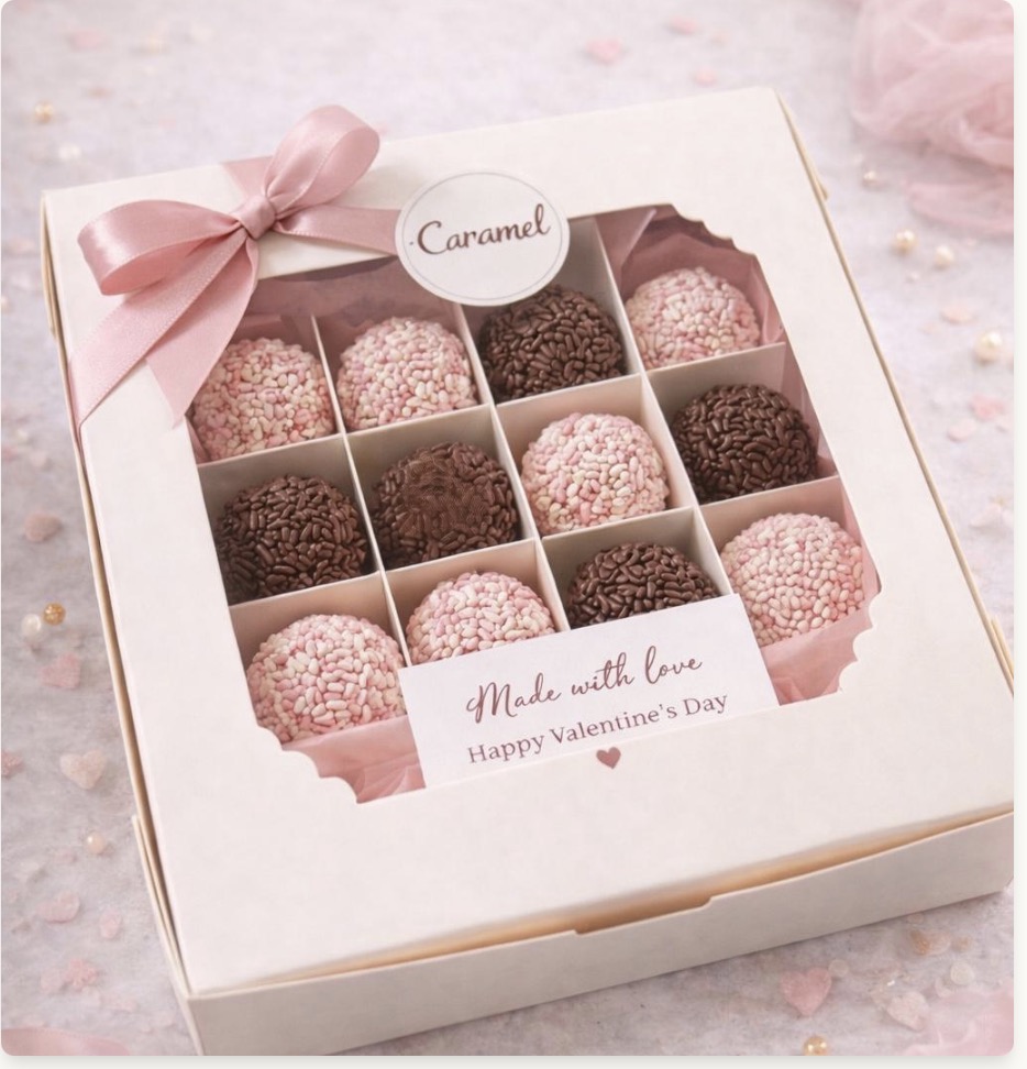 Signature brigadeiros by Caramel Cake Studio